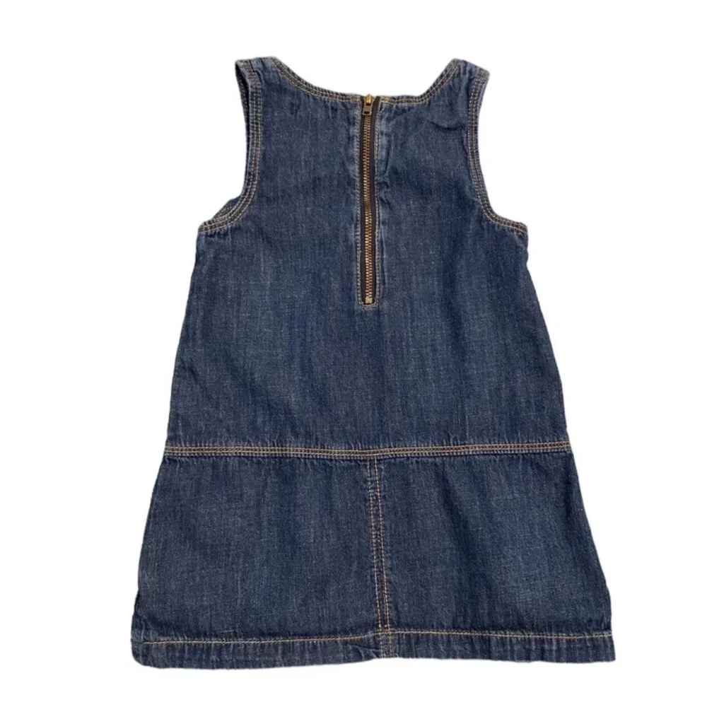 Baby Gap 2Y Denim Jumper Dress